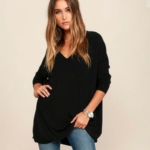 🍂 Cozy oversized soft black sweater